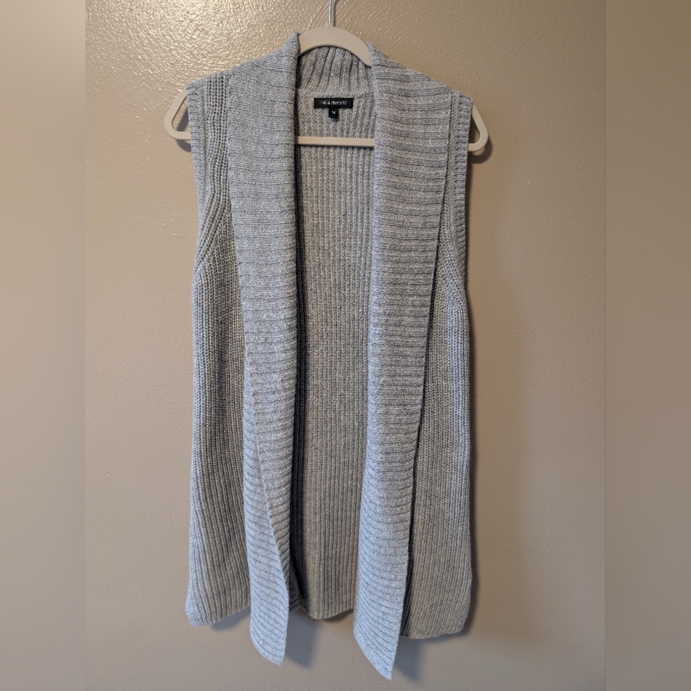 💥💥💥 Sale Tint & Shadow open-front cardigan sweater vest Sz Medium